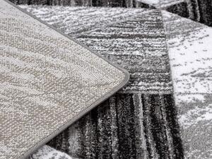 Fekete-fehér geometrikus TRIGON szőnyeg Méret: 120x170 cm