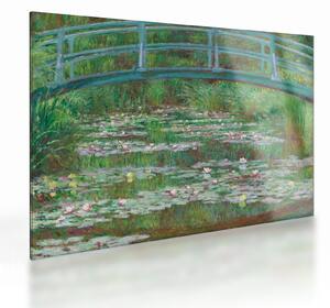 Üveg kép - Claude Monet, The Japanese Footbridge, reprodukciók (70x50 cm)