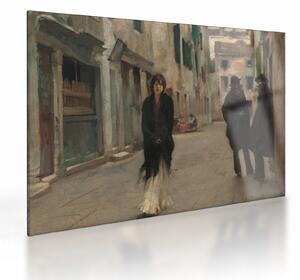 Üveg kép - John Singer Sargent, Street in Venice, reprodukciók (70x50 cm)
