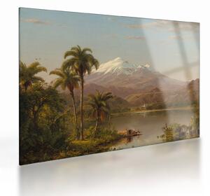 Üveg kép - Frederic Edwin Church, Tamaca Palms, reprodukciók (70x50 cm)