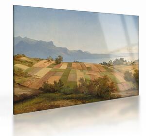 Üveg kép - Alexandre Calame, Swiss Landscape, reprodukciók (70x50 cm)