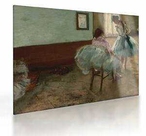 Üveg kép - Edgar Degas, The Dance Lesson, reprodukciók (70x50 cm)