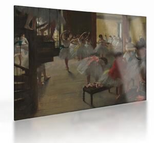 Üveg kép - Edgar Degas, The Dance Class, reprodukciók (70x50 cm)