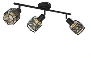 Mennyezeti Lámpa Lindby, Eudoria, dimmable, Fekete, Nappali, Fém, Modern