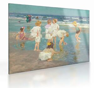 Üveg kép - Edward Henry Potthast, A Holiday, reprodukciók (70x50 cm)