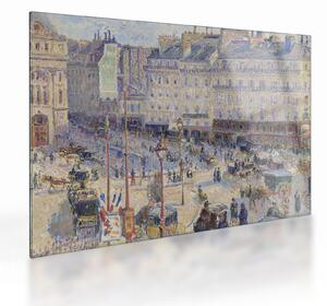 Üveg kép - Camille Pissarro, The Place du Havre, reprodukciók (70x50 cm)