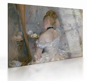 Üveg kép - Berthe Morisot, Woman at Her Toilette, reprodukciók (70x50 cm)
