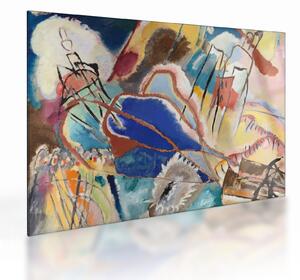 Üveg kép - Vasily Kandinsky, Improvisation No. 30 (Cannons), reprodukciók (70x50 cm)