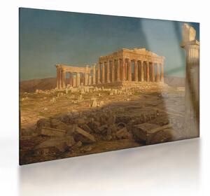Üveg kép - Frederic Edwin Church, The Parthenon, reprodukciók (70x50 cm)