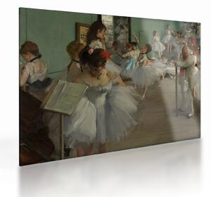 Üveg kép - Edgar Degas, The Dance Class, reprodukciók (70x50 cm)