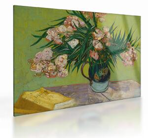 Üveg kép - Vincent van Gogh, Oleanders, reprodukciók (70x50 cm)