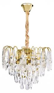 Kristály függőlámpa SWE078-CP 30cm GOLD