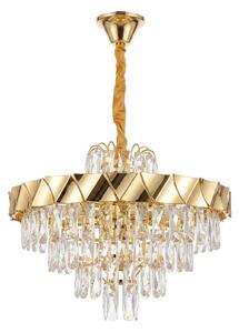 Kristály függőlámpa SWE076-CP 50cm GOLD