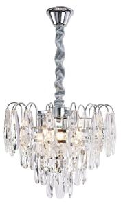 Kristály függőlámpa SWE077-CP 30cm Chrome