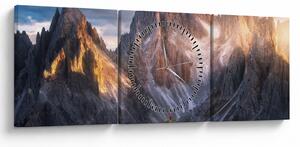 Kép - Hegyi panoráma (órával) (90x30 cm)