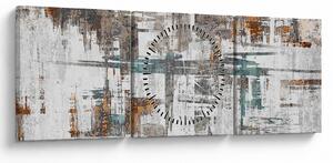 Kép - Absztrakt vonások (órával) (90x30 cm)