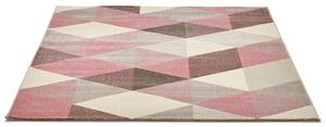 Muoto pink-szürke szőnyeg (160x230 cm)