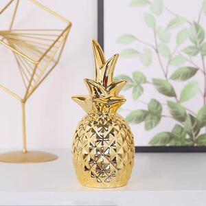 Ananász alakú dekoráció - Arany