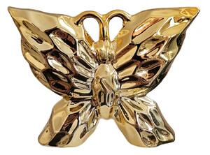 Pillangó alakú dekoráció - Aranysárga