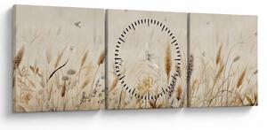 Kép - Wild Meadow (órával) (90x30 cm)