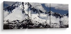 Kép - Kenai Fjordok Nemzeti Park (órával) (90x30 cm)