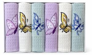 Konyhai törülköző Butterfly készlet 6 db