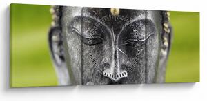 Kép - Buddha szobor II. (órával) (90x30 cm)