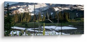 Kép - Mount Rainier (órával) (90x30 cm)