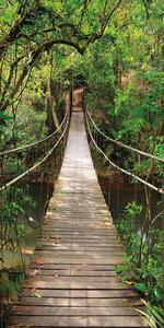 Fotótapéta ajtóra JUNGLE BRIDGE 86x200 cm