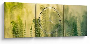 Kép - Részlet a tavaszi ködös természetből (órával) (90x30 cm)