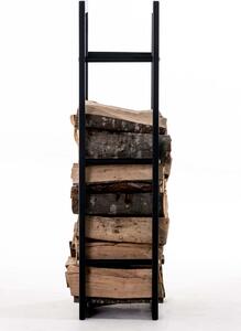 Keri fekete fatároló (25x40x100 cm)