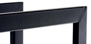 Keri fekete fatároló (25x60x100 cm)