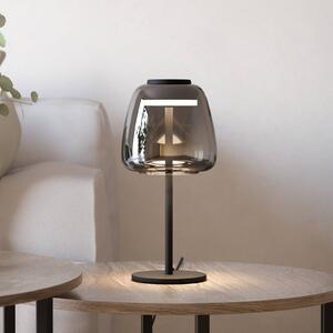 EGLO connect LED-es asztali lámpa Alfero-Z, RGB, CCT, fekete, dimmelhető, Fekete, Nappali / Étkező, fém, Modern