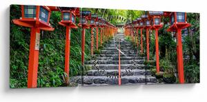 Kép - Kifune szentély (órával) (90x30 cm)