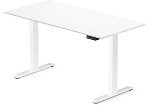 Elektromosan állítható magasságú íróasztal 138x67cm fehér | LVN System Control Flex+