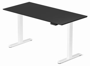 Elektromosan állítható magasságú íróasztal 138x67cm fekete / fehér | LVN System Control Flex+