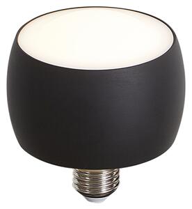 E27 LED dekorációs izzó fekete 6W 370 lm 3000K
