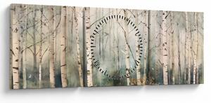 Kép - Erdőminta rajzolása (órával) (90x30 cm)