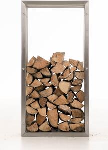 Irving rozsdamentes acél tűzifa tároló (40x50x100 cm)