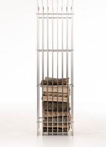 Irving rozsdamentes acél tűzifa tároló (40x50x150 cm)