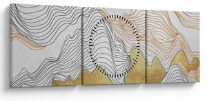 Kép - Díszítés III. (órával) (90x30 cm)