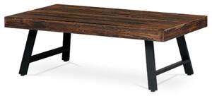 Autronic dohányzóasztal 130x44 cm tömörfa barna AHG-534 PINE