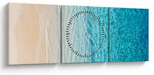 Kép - Strand (órával) (90x30 cm)