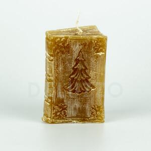 Karácsonyi kiskönyv gyertya (2 féle), adventi dekoráció