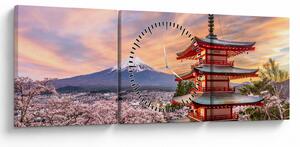 Kép - Fuji (órával) (90x30 cm)