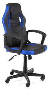 Furniture 4 Gamers FG-19 Gamer Szék Műbőr Fekete-Kék Ergonomikus