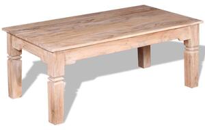 VidaXL tömör akácfa dohányzóasztal 110x60x45 cm