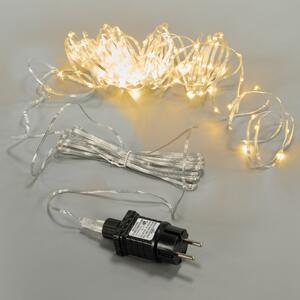 NEXOS LED lánc 100 LED dioda 10 m meleg fehér