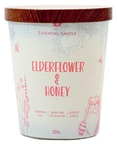 Arome Elderflower & Honey gyertya üvegben, fémfedéllel 255g