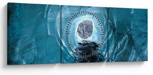 Kép - Glacier (órával) (90x30 cm)